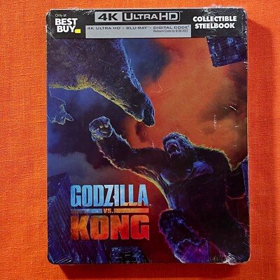 Godzilla vs. Kong 4K Ultra HD/Blu-ray/Digital HD - BEST BUY EXCLUSIVE SteelBook-image