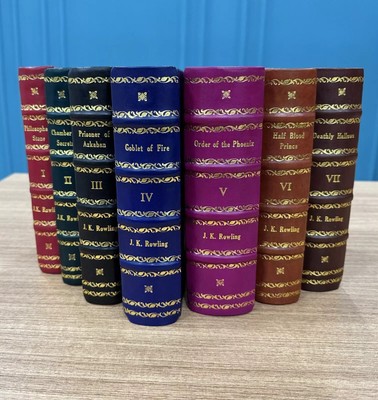 Harry Potter Hardcover Boxed Set: Books 1-7 [Premium Leather Bound]-image