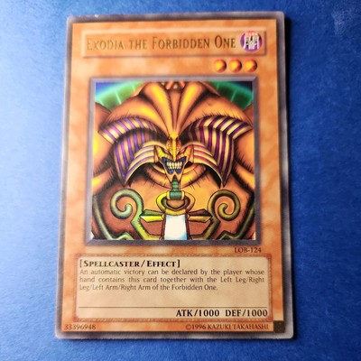 Yu-Gi-Oh! TCG Exodia the Forbidden One Legend of Blue Eyes White Dragon LOB-124-image