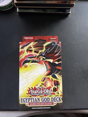 New Sealed Yu-Gi-Oh TCG Egyptian God Deck Slifer The Sky Dragon 1st Edition-image