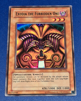 Exodia the Forbidden One # LOB-E101 Ultra Rare Legend of Blue Eyes White Dragon-image