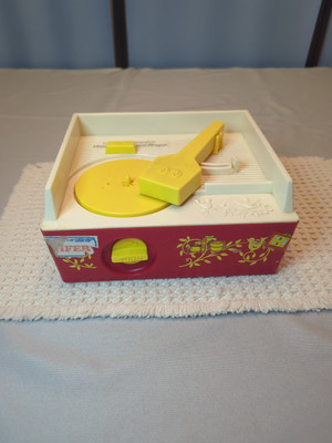 VTG 1971 Fischer Price  Music Box Record Player-image