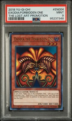 Exodia the Forbidden One LART-EN004 Ultra Rare PSA 9 MINT-image