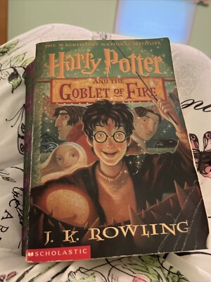 HARRY POTTER and the Goblet of Fire J.K. Rowling - First Paperback Printing-image