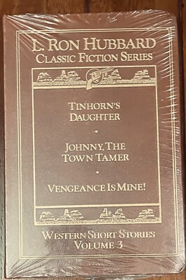 L RON HUBBARD BOOK CLASSIC FICTION SERIES LEATHER HC WESTERN SHORT STORIES V3-image