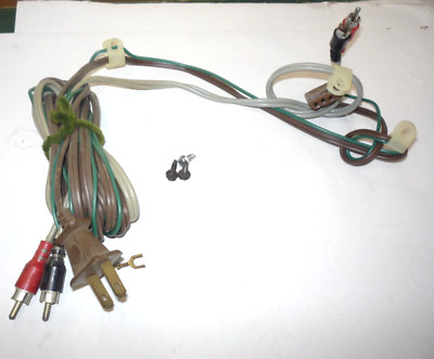 VINTAGE TURNTABLE FISHER 230-XA   - ORIGINAL AUDIO WIRES AND AC CORD-image