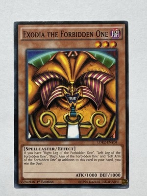 Exodia the Forbidden One YGLD-ENA17 King of Games: Yugi's Legendary Decks 1st...-image