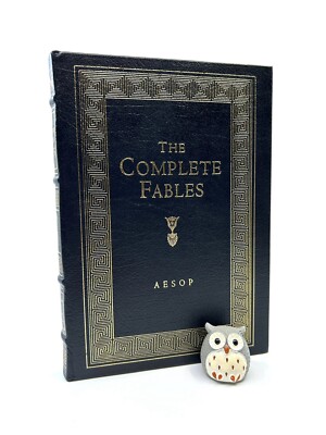 EASTON PRESS The Complete Fables Aesop Leather Greek Classics Tales Morals-image