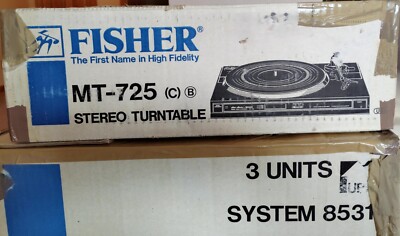 Fisher Stereo System 8531 and Symphonic 6-CD Changer, with 2 Speakers-image