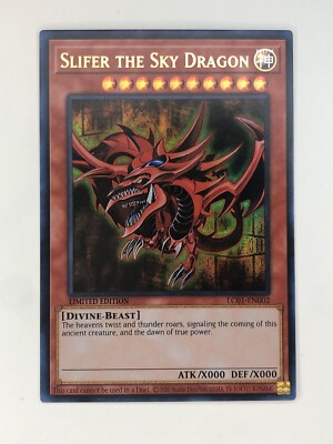 Yugioh Slifer the Sky Dragon LC01-EN002 Limited Edition Ultra Rare Near Mint-image