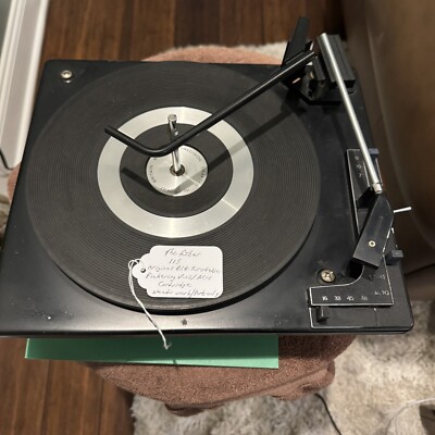 THE FISHER 115 ORIGINAL BSR TURNTABLE - PICKERING V-15/AC-1 CARTRIDGE-PARTS ONLY-image