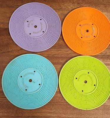 Vintage 1971 Lot of 4 Records Discs for Fisher Price Record Player Twinkle -image