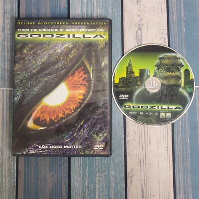 GODZILLA Deluxe Widescreen Presentation DVD 1998 TriStar PG 13 Excellent CIB!-image