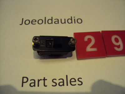 Fisher 203 Original FM Antenna Switch. Selects Local or Normal. Parting Out 203-image