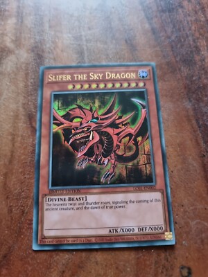 Yugioh - Slifer The Sky Dragon - LC01-002 -  Rare - Limited Edition - NM-image