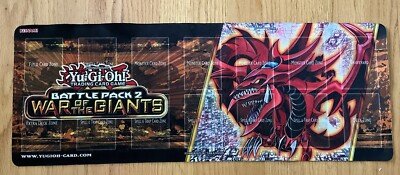 Yu-Gi-Oh Card Mat Battle Pack 2 War Of The Giants Slifer the Sky Dragon-image