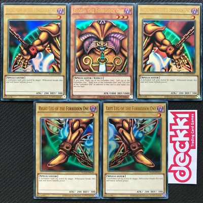 ALL 5 PIECES OF EXODIA | Exodia Forbidden One Set | Ultra Rare YGLD MINT YuGiOh!-image