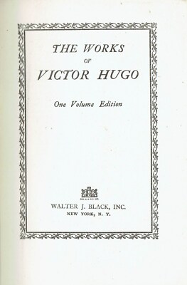 The Works of Victor Hugo - The Giant International Series-image