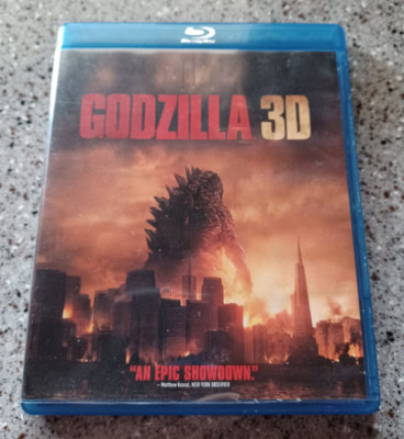 Godzilla 3D  (Blu-ray 3D & DVD, 2014) NO DIGITAL!-image