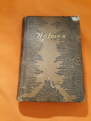 OLIVER WENDELL HOLMES -Poems- Hurst & Company -Leather Bound Gilt Edged-1890s?-image