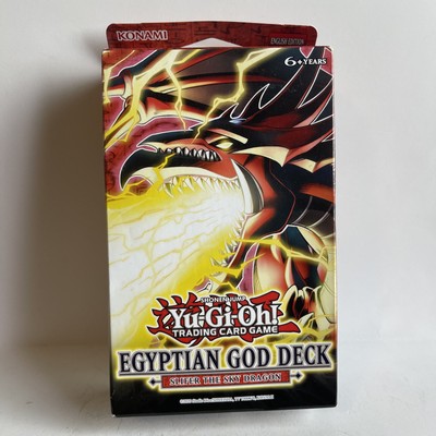 New Sealed Yu-Gi-Oh TCG Egyptian God Deck Slifer The Sky Dragon 1st Edition-image