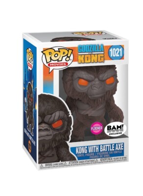 Funko Pop! Kong With Battle Axe #1021 Exclusive w/Protector Case - BAM EXCLUSIVE-image