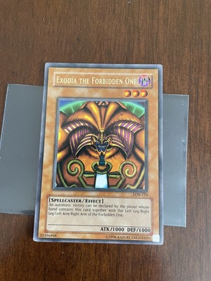 Yugioh Exodia The Forbidden One LOB-124 OG Unlimited 2002 NM-image