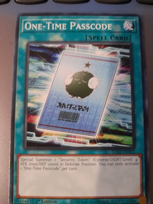 Yu-Gi-Oh! One-Time Passcode EGS1-EN031 Egyptian God Deck: Slifer the Sky Dragon -image