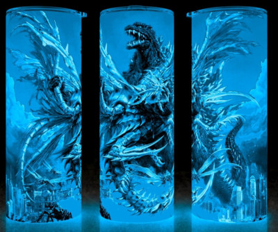 Glow in the Dark Godzilla vs Mothra King of Monsters Cup Mug Tumbler-image
