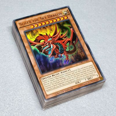 Yugioh Complete Yami Yugi 44 Card Deck Slifer the Sky Dragon Dar **HOT** + Bonus-image