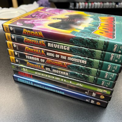 Godzilla DVD Lot of 8 Movies – English Language Collection-image