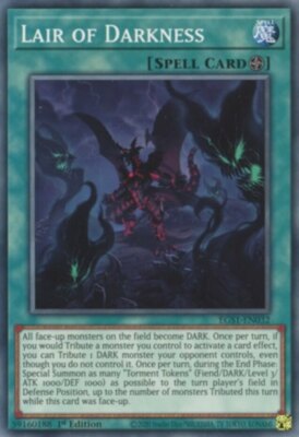  1x Lair of Darkness - EGS1-EN032 - Common - 1st Edition - Egyptian God Deck: Sl-image