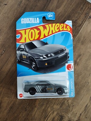 Nissan Skyline GT-R (BCNR33) R33 Hot Wheels GodZilla Case N-image