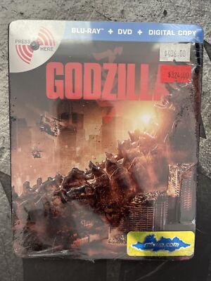Godzilla (Blu-ray/DVD, Limited Edition Metalpak, 2014 Film) NEW RARE OOP *READ*-image