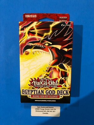 ( EGYPTIAN GOD DECK ) - SLIFER THE SKY DRAGON - 1st Edition - Sealed - Yu-Gi-Oh-image