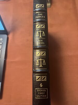 The Judges, Elie Wiesel, Easton Press, Signed First Edition-image