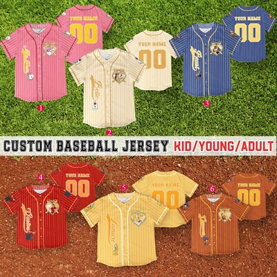 Custom Coquette Beauty Beast Disney Baseball Jersey Gift For Kid Men Women-image