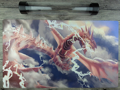 Slifer the Sky Dragon Ygomat WCS/WCQ Custom Playmat Free High Quality Tube Mat-image