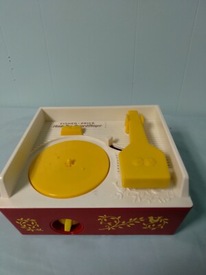 Fisher Price Record Player With 5 Records. Used But In Good Condition-image