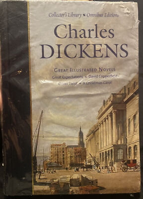 Charles Dickens Great Illustrated Novels Collector's Library Omnibus 1/4 Leather-image