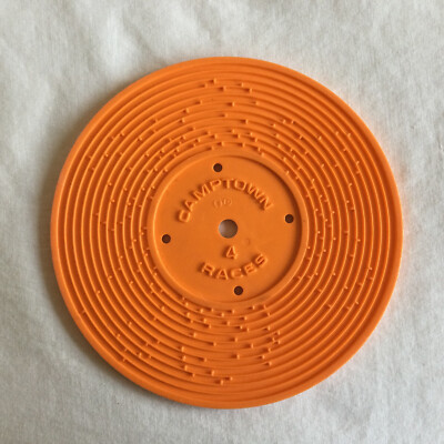 Vintage Fisher Price Record Player 995 Orange Camptown Races Marching Song #4-image