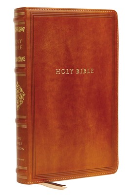 KJV, Personal Size Reference Bible, Sovereign Collection, Leathersoft, Brown...-image