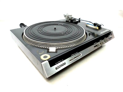 Vintage Fisher MT-6340 Turntable Static On Sound No Dust Cover for Parts AS IS -image