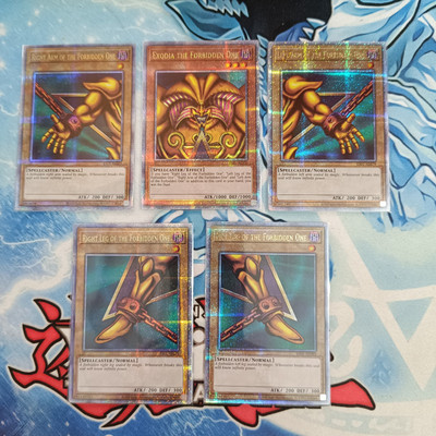 Yugioh Asian English Fullset Exodia The Forbidden One ES01-AE076 - 80 QCSE-image