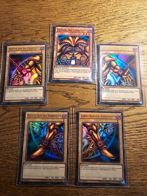 Exodia the Forbidden One●FULL SET●YGLD●2015●YUGIOH●ULTRA RARE●GERMAN●NM●34100-image
