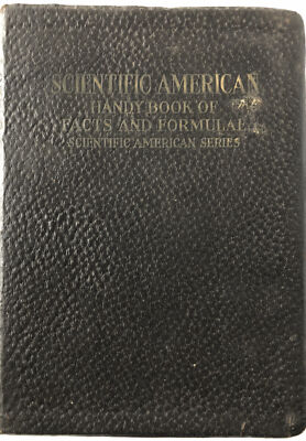 Scientific American Handy Book of Facts And Formulae 1918-O-image