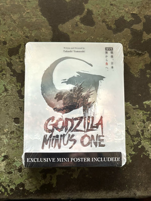 MINT Godzilla Minus One Limited Edition 4K Steelbook 4K UHD + Blu-ray BRAND NEW-image