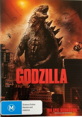 Godzilla (2014) DVD-Bryan Cranston-David Strathairn-Juliette Binoche-image