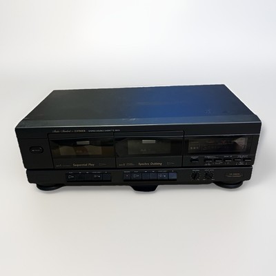 Fisher CR-W9015 Synchronized Dubbing Double Stereo Deck Cassette Player-image