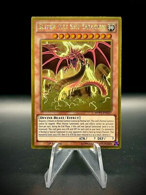 💛YuGiOh ​Slifer the Sky Dragon MVP1-ENG57 - 1st Edition Gold Rare NM-image